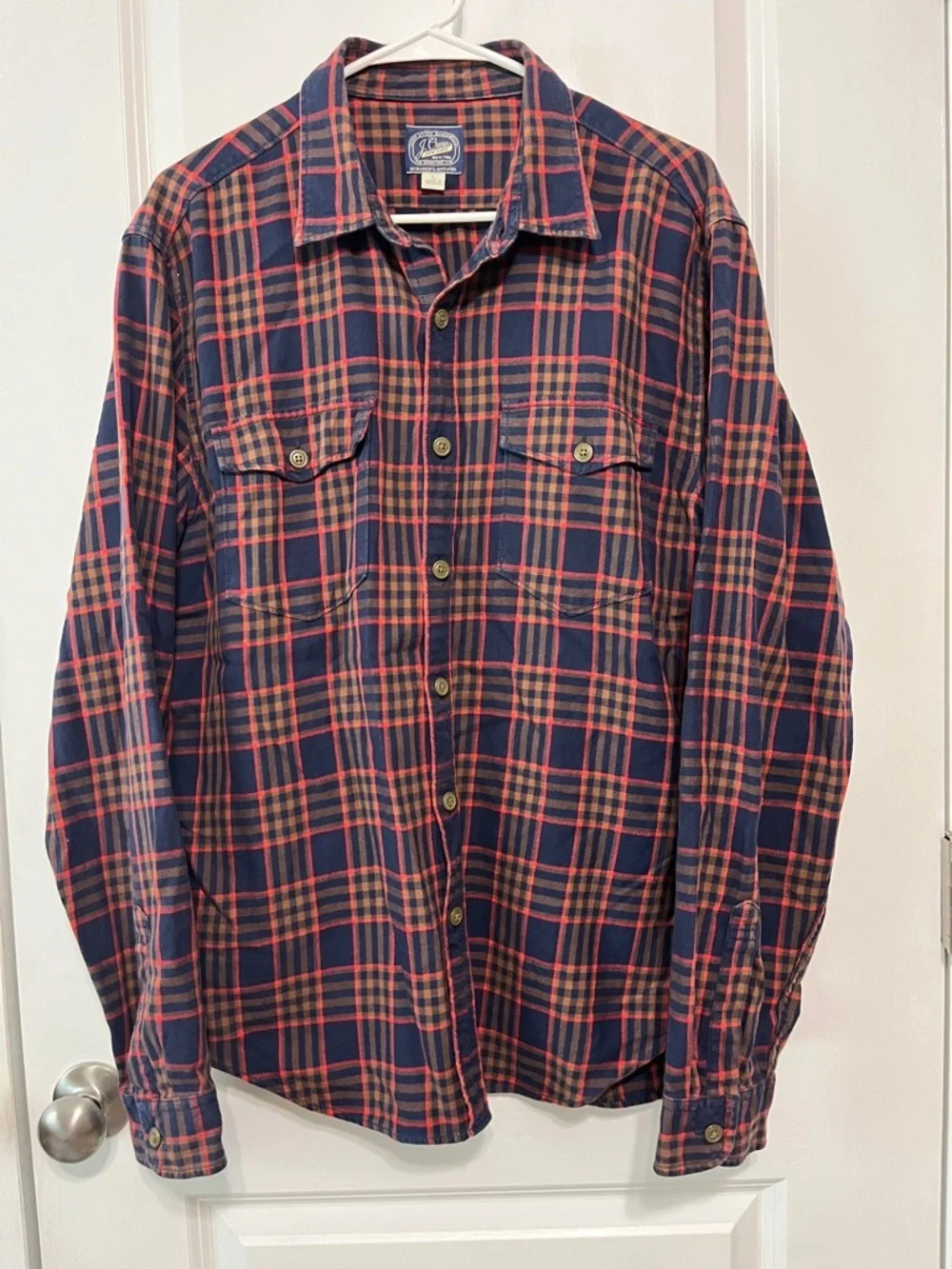 J. Crew Sportmen's Outfitter Flannel Sz Large